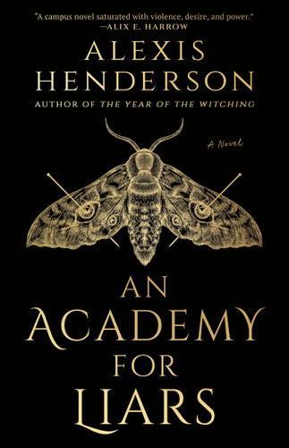 An Academy for Liars book cover by Alexis Henderson