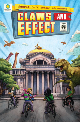Claws and Effect (Secret Smithsonian Adventures) book cover by Chris Kientz, Steve Hockensmith