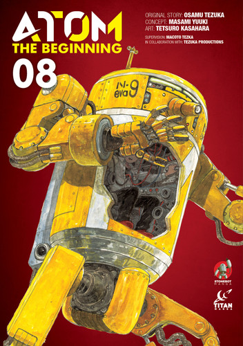 ATOM: The Beginning Vol. 8 (ATOM THE BEGINNING) book cover by Osamu Tezuka, Masami Yuuki