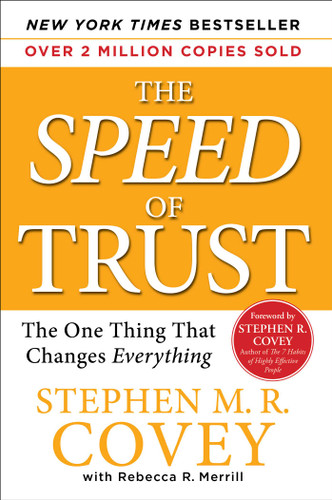 The SPEED of Trust: The One Thing that Changes Everything book cover by Stephen M.R. Covey