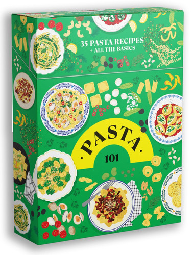 Pasta 101 Deck of Cards: 35 pasta recipes + all the basics book cover by Deborah Kaloper