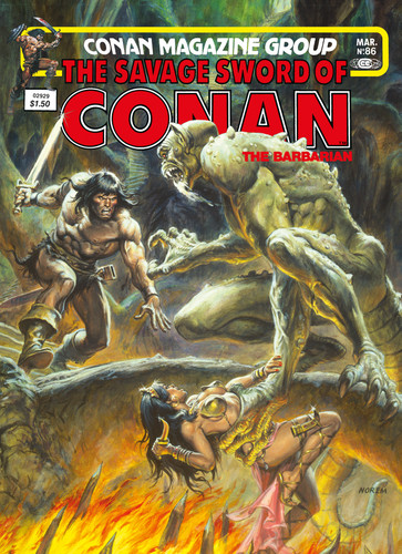 The Savage Sword Of Conan: The Original Comics Omnibus Vol.6 (SAVAGE SWORD OF CONAN OMNIBUS) book cover by Michael Fleisher, Roy Thomas, Chris Claremont