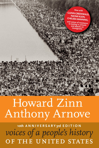 Voices of a People's History of the United States, 10th Anniversary Edition book cover by Howard Zinn, Anthony Arnove