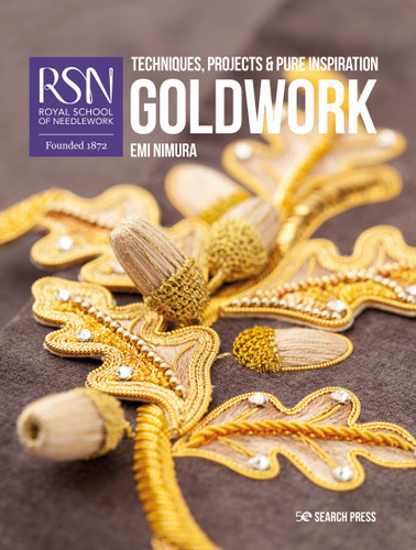 RSN: Goldwork: Techniques, projects and pure inspiration (Royal School of Needlework Guides) book cover by Emi Nimura
