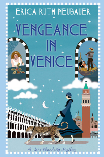 Vengeance in Venice (A Jane Wunderly Mystery) book cover by Erica Ruth Neubauer