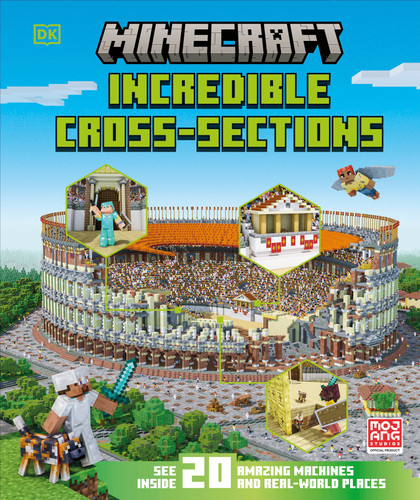 Minecraft Incredible Cross-Sections book cover by DK