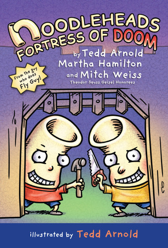 Noodleheads Fortress of Doom (Noodleheads) book cover by Tedd Arnold, Martha Hamilton, Mitch Weiss