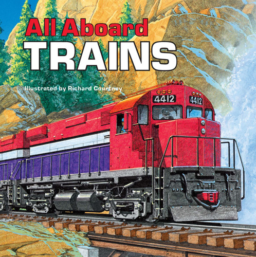 All Aboard Trains (All Aboard 8x8s) book cover by Deborah Harding