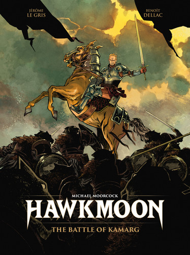 Hawkmoon: The Battle of Kamarg book cover by Jerome Le Gris