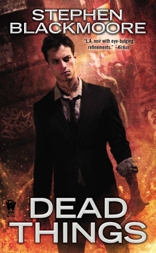 Dead Things (Eric Carter) book cover by Stephen Blackmoore