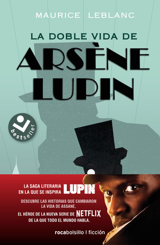 La doble vida de Arsène Lupin/ Arsène Lupin in 813 book cover by Maurice Leblanc