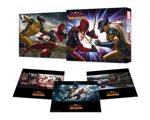 Marvel Studios' Deadpool & Wolverine: The Art Of The Movie Slipcase book cover by Jess Harrold
