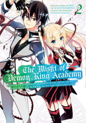 The Misfit of Demon King Academy 02: History's Strongest Demon King Reincarnates and Goes to School with His Descendants book cover by Shu, Kayaharuka