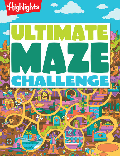 Ultimate Maze Challenge: Maze Activity Book for Kids with 144 Pages of Maze Puzzles & Games, Progressive Difficulty Seek-and-Find Brain Challenges for Kids Ages 7 and Up book cover by 