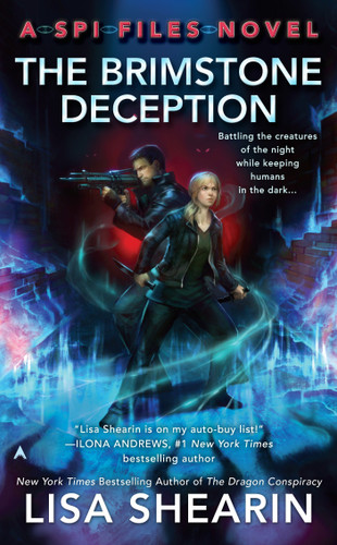 The Brimstone Deception (A SPI Files Novel) book cover by Lisa Shearin