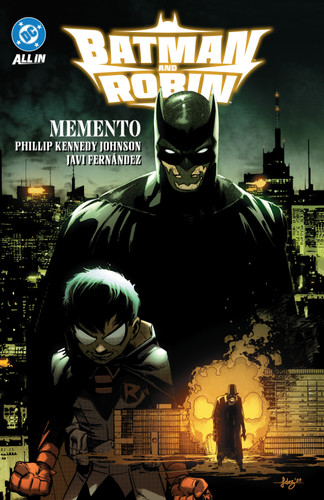 Batman and Robin Vol. 1: Memento book cover by Phillip Kennedy Johnson
