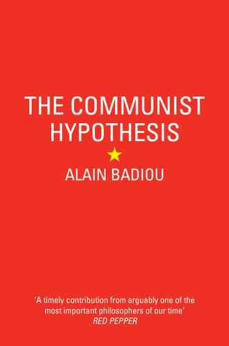 The Communist Hypothesis book cover by Alain Badiou