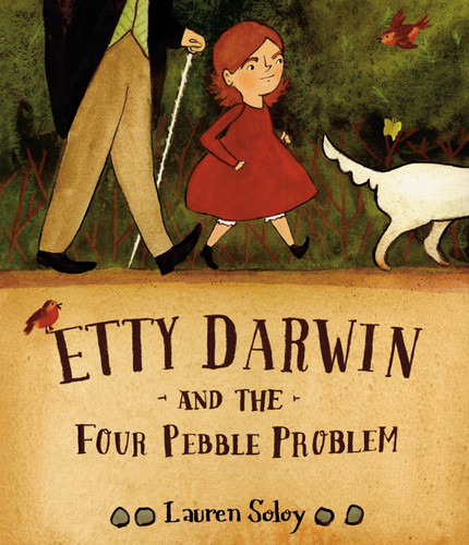 Etty Darwin and the Four Pebble Problem book cover by Lauren Soloy