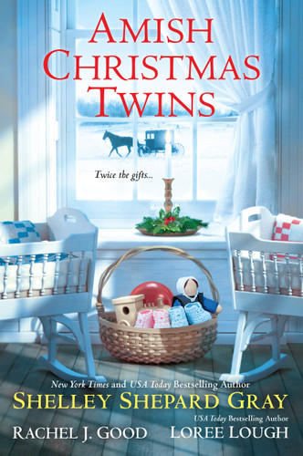 Amish Christmas Twins book cover by Shelley Shepard Gray, Rachel J. Good, Loree Lough