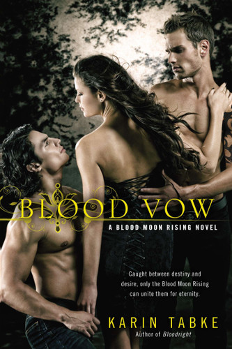 Blood Vow (A Blood Moon Rising Novel) book cover by Karin Tabke