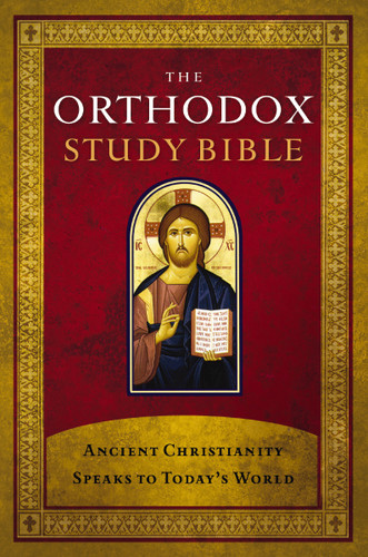 The Orthodox Study Bible, Hardcover: Ancient Christianity Speaks to Today's World book cover by Zondervan
