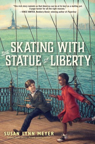 Skating with the Statue of Liberty book cover by Susan Lynn Meyer