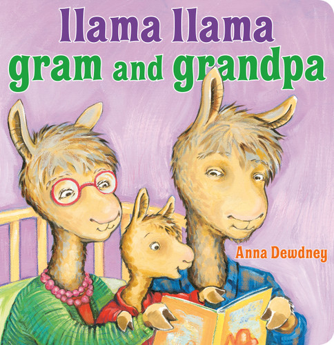 Llama Llama Gram and Grandpa (Llama Llama) book cover by Anna Dewdney
