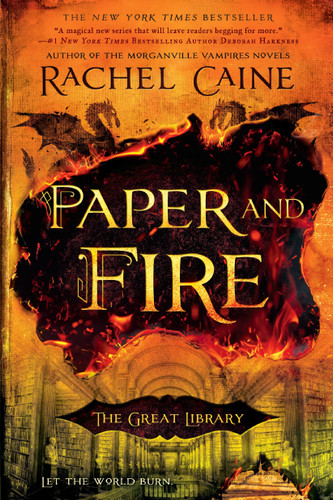 Paper and Fire (The Great Library) book cover by Rachel Caine