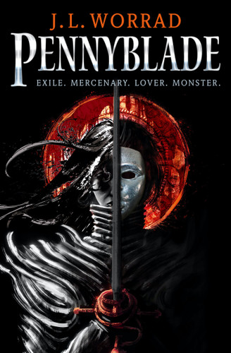 Pennyblade book cover by J.L. Worrad