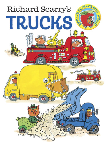 Richard Scarry's Trucks book cover by Richard Scarry