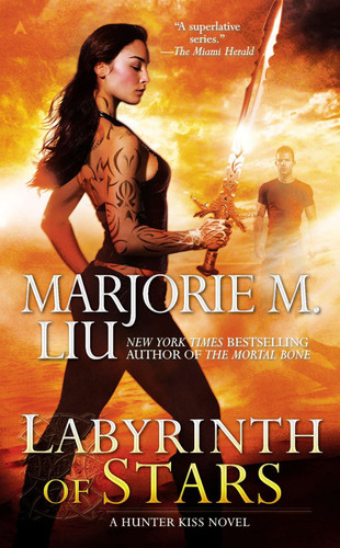Labyrinth of Stars (A Hunter Kiss Novel) book cover by Marjorie M. Liu