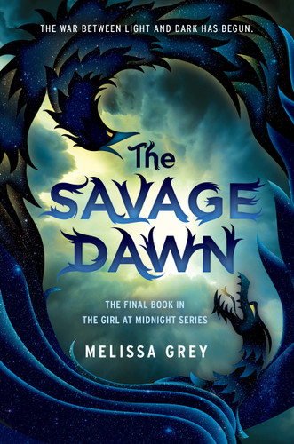 The Savage Dawn (THE GIRL AT MIDNIGHT) book cover by Melissa Grey