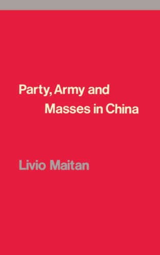 Party, Army and Masses in China book cover by Livio Maitan