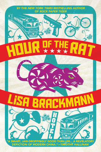Hour of the Rat (An Ellie McEnroe Novel) book cover by Lisa Brackmann