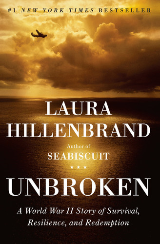 Unbroken: A World War II Story of Survival, Resilience, and Redemption book cover by Laura Hillenbrand