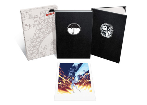 The Umbrella Academy Volume 1: Apocalypse Suite (Deluxe Edition) book cover by Gerard Way