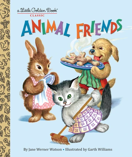 Animal Friends (Little Golden Book) book cover by Jane Werner Watson