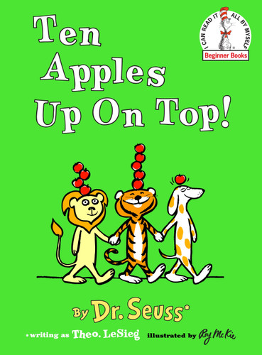 Ten Apples Up On Top! (Beginner Books) book cover by Dr. Seuss