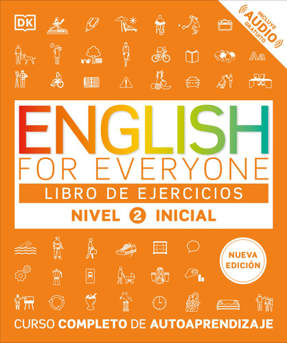 English for Everyone Nivel 2 Inicial: Libro de ejercicios: Edición en español (DK English for Everyone) book cover by DK