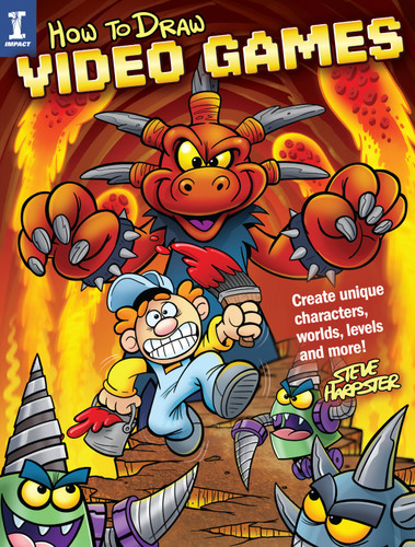 How to Draw Video Games: Create Unique Characters, Worlds, Levels and More! book cover by Steve Harpster