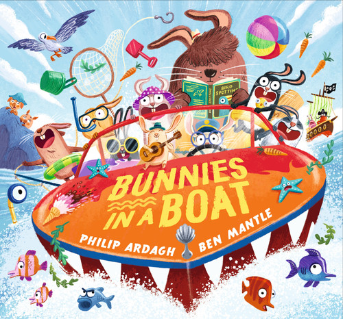 Bunnies in a Boat: (A Rhyming Adventure of Mischief, Friendship, and High-Seas Fun for Toddlers, Preschoolers, and Kindergarteners) (Sunny Town Bunnies) book cover by Philip Ardagh