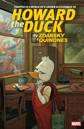Howard The Duck By Zdarsky & Quinones (HOWARD THE DUCK) book cover by Chip Zdarsky