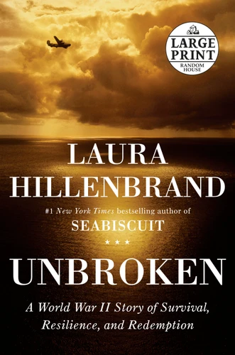 Unbroken: A World War II Story of Survival, Resilience, and Redemption book cover by Laura Hillenbrand