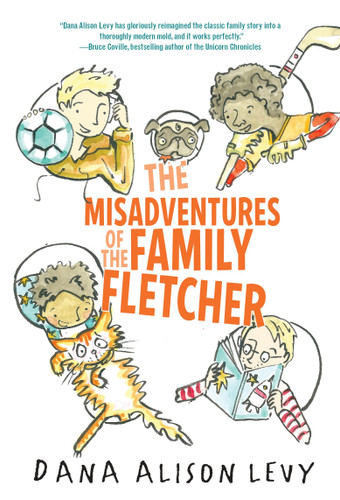 The Misadventures of the Family Fletcher (Family Fletcher Series) book cover by Dana Alison Levy