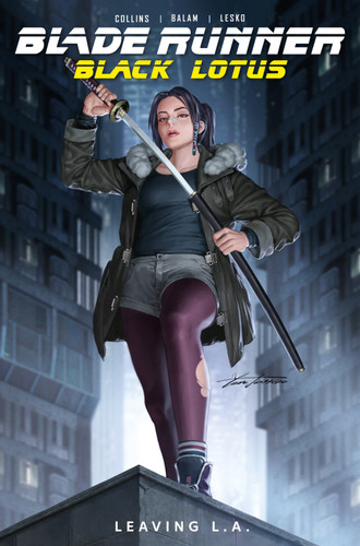 Blade Runner Black Lotus: Leaving L.A. (Graphic Novel) (BLADE RUNNER) book cover by Nancy Collins