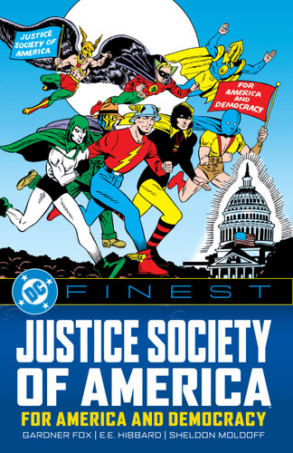 DC Finest: Justice Society of America: For America and Democracy (DC Finest) book cover by Gardner Fox