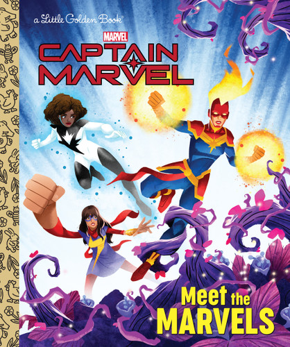 Meet the Marvels (Marvel) (Little Golden Book) book cover by Golden Books