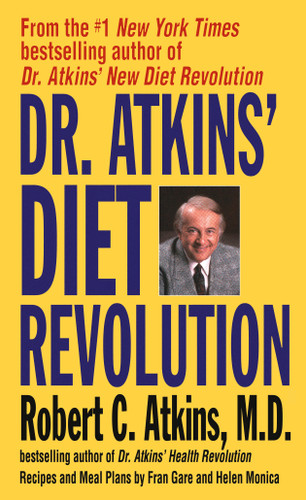 Dr. Atkins' Diet Revolution book cover by Robert C. Atkins