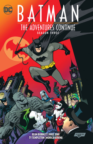 Batman: The Adventures Continue Season Three book cover by Paul Dini, Alan Burnett