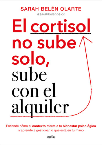 El cortisol no sube solo, sube con el alquiler / Cortisol Doesn’t Rise on Its Own, It Goes Up with the Rent (Grou) book cover by Sarah Belén Olarte